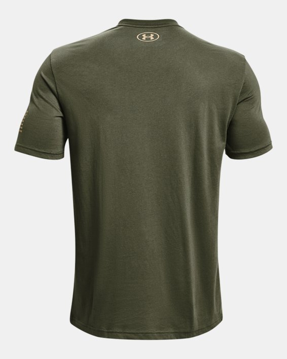 Men's UA Freedom Logo T-Shirt, Green, pdpMainDesktop image number 5